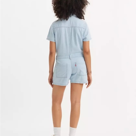 Levi's HERITAGE SHORT SLEEVE ROMPER XS - Picture 2 of 10